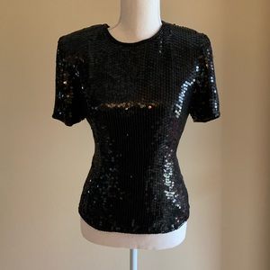 Vintage Talbot Sequined Blouse